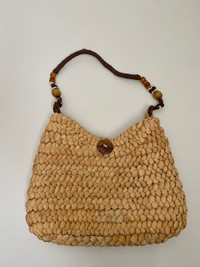 Bag with Beaded Handle