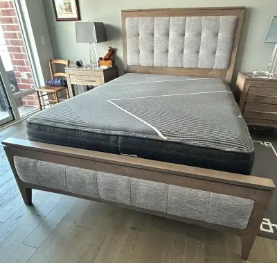 QUEEN MAPLE BED FRAME, View more