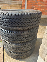 A sets of LT Bridgestone Duravis  16" tires.