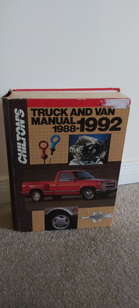 1988-1992 Chilton's Truck & Van Repair Manual -Domestic & Import