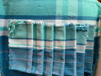 Handwoven Cotton Tablecloth and Napkins