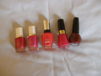 Gel OPI and regular nail polish L'Oreal, Revlon, SH, Chanele