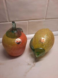 MURANO GLASS FRUIT MADE IN ITALY