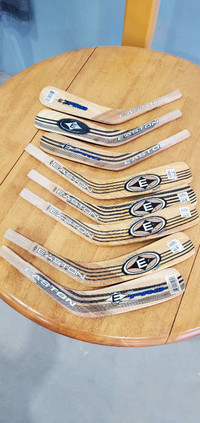 Wooden hockey blades