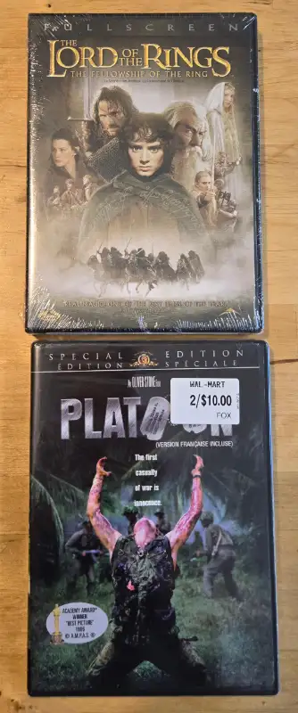 DVD - Ten Sealed DVDs, View more