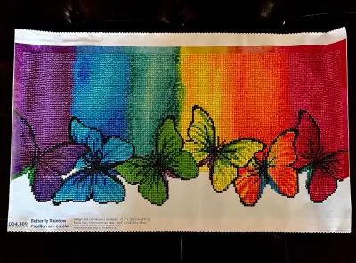 Homemade Diamond Art Vibrant Butterfly Wall Decor, View more