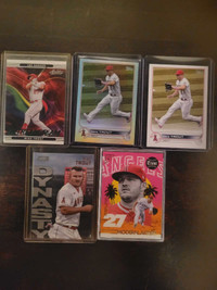 Mike Trout cards lot of 5