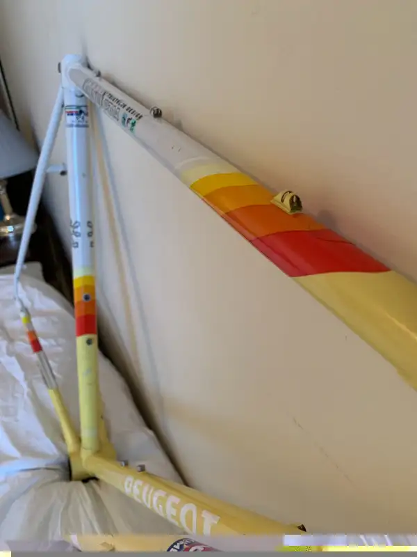 1987 PEUGEOT PZ-14 Triathlon COLUMBUS Steel FRAME - 56 cm - RARE in Frames & Parts in Ottawa - Image 5