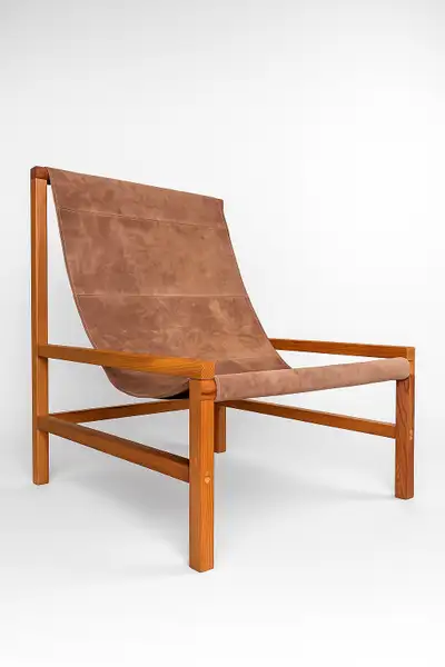 MCM LEATHER SLING CHAIR, View more