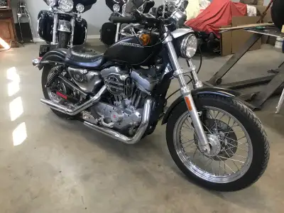 I have a recent trade in. 1998 Sportster 883, runs and drives great. Bike is Safetied till September...