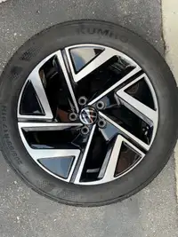 17” brand new Volkswagen alloy wheels with tire
