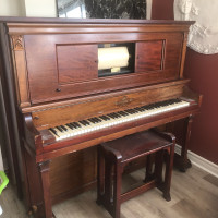 Heintzmann Upright Pianola (Player Piano)