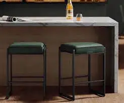Modern counter Height Bar Stool, Synthetic Leather Stitching in Chairs & Recliners in Markham / York Region - Image 5