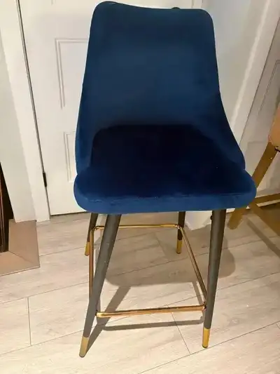 24" Saint Louis Tufted Back Bar Stool =, View more
