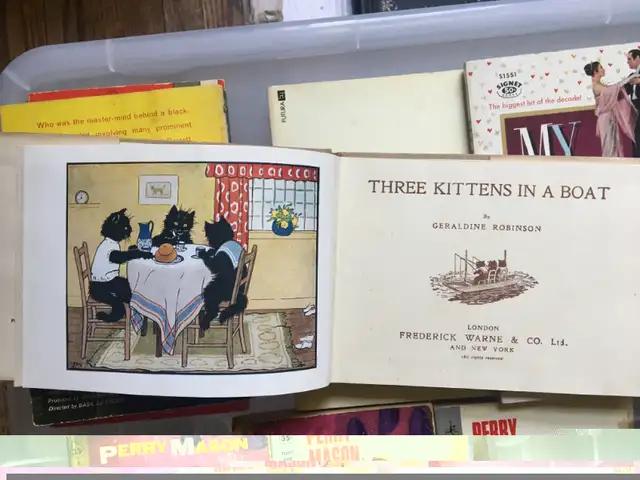 Three Kittens In A Boat book  20s Frederick Warne company in Arts & Collectibles in St. Catharines - Image 3