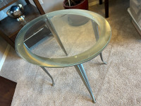 Glass top table 
