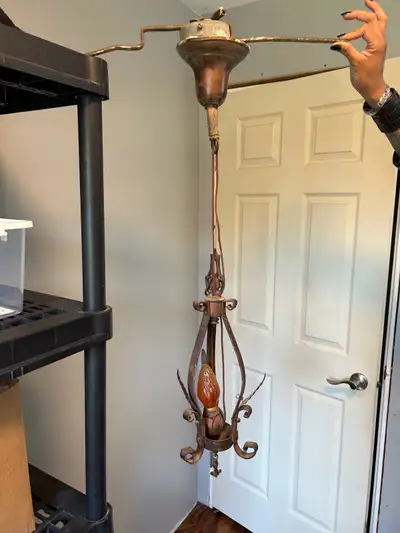 antique gothic light fixture vintage, View more