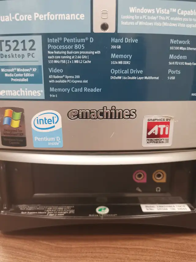 Desktop computer eMachines in Desktop Computers in Markham / York Region - Image 3