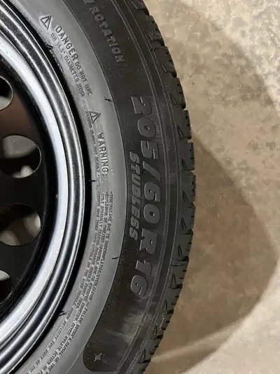 Michelin X Ice Winter Tires mounted on 4 bolt x108mm rims. 205/65R16 These wheels fit 2018 to 2022 F...