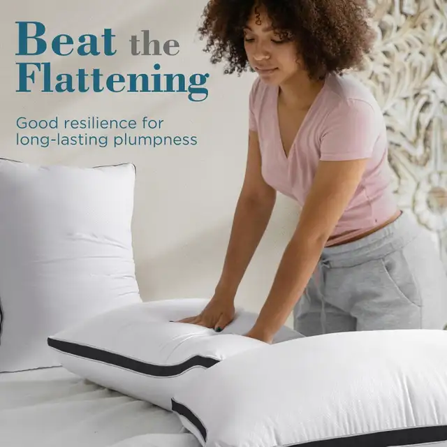 Viewstar Pillows Queen Size 2 Pack, Hotel Quality, Cooling Down in Bedding in City of Montréal - Image 5