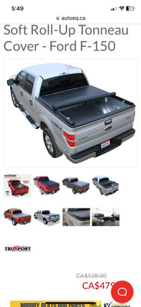 Used older tonneau cover