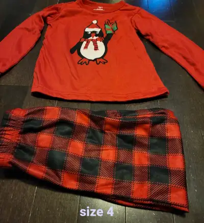 Children's size 4 pjs (new with tag）