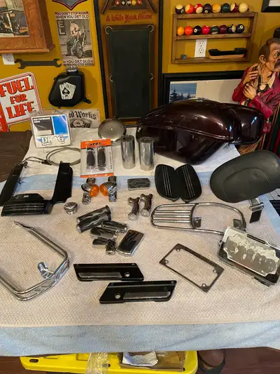 A great selection of Harley parts in excellent condition! Let me know what your interested in.