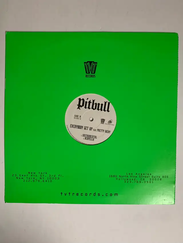 Pitbull - Everybody Get Up (12" Vinyl Single) in CDs, DVDs & Blu-ray in Mississauga / Peel Region - Image 4