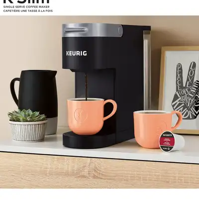 Keurig K-Slim Single Serve K-Cup Pod Coffee Maker, Featuring Simple Push Button Controls And MultiSt...