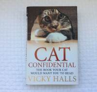 "Cat Confidential" by Vicki Halls (Hardcover - 2004) - mint - $4