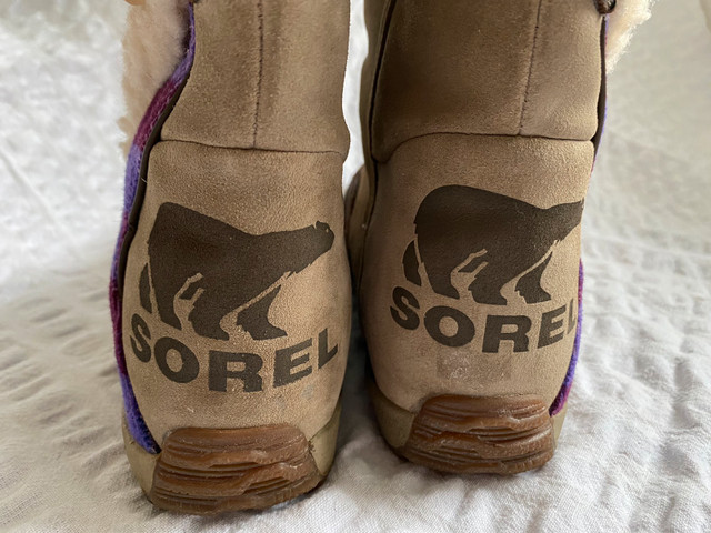 Sorel, Limited Edition Suede Purple Women’s Boots in Women's - Shoes in City of Toronto - Image 4