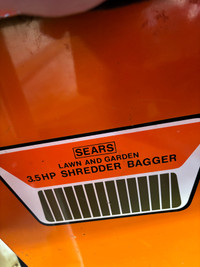Sears gas wood chipper shredder
