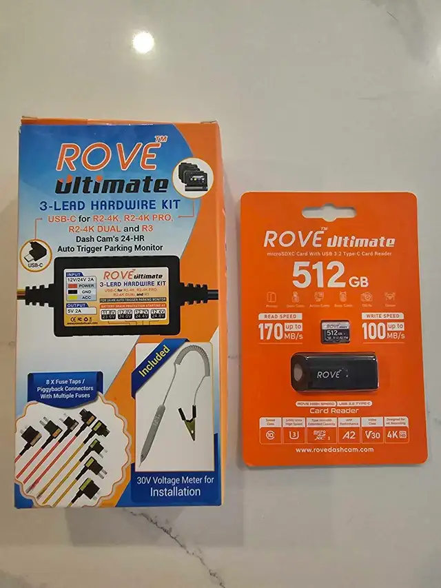 ROVE R2-4K PRO Dash Cam Bundle in Security Systems in City of Montréal - Image 5