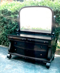 Early 1900’s Bow Front Dresser