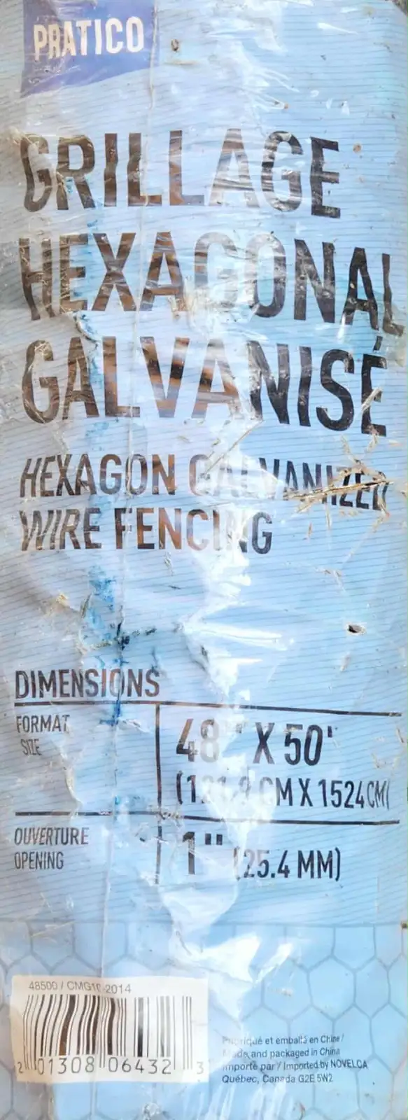 Galvanized Hexagonal Mesh 4 Feet by 50 Feet63882167175427121