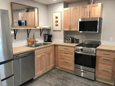 Ground floor. One side of a duplex. Self contained unit. Not a shared space, has its own entrance. H...