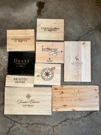Wooden Wine Box Fronts