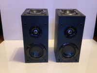 MONOPRICE 133833 STEREO BOOKSHELF SPEAKERS DOLBY ATMOS CAPABLE