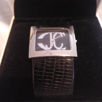 Just Cavalli Time Watch Leather Thick Band Montre Cuir in Box