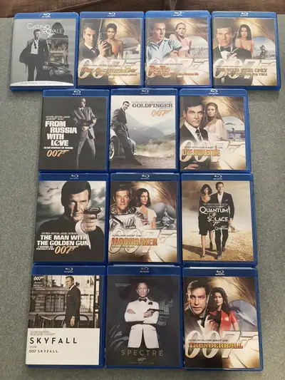 James Bond 007 Blurays EUC From Russia With Love Dr. No Spectre, View more