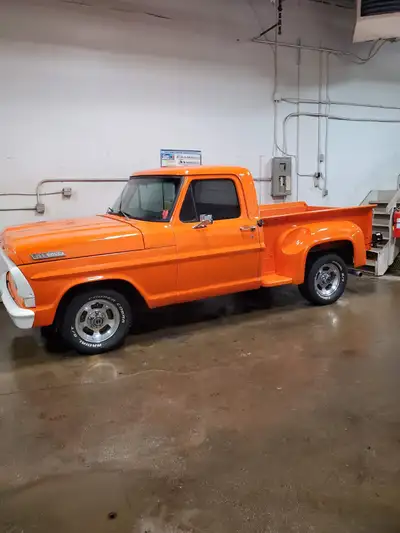 Looking to sell or partial trade my 1967 Ford F100 shorty, flare side. Really nice drivers condition...