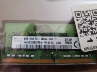 8GB PC4 2666 SODIMM laptop memory
