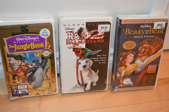 DISNEY VHS MOVIES NEW SEALED in CDs, DVDs & Blu-ray in Edmonton