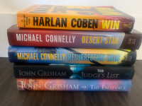 Books - John Grisham / Michael Connelly books 
