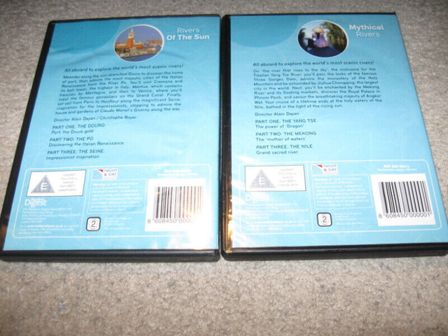 Great River Journeys of the World - 2 dvds for $5- Region Coded in CDs, DVDs & Blu-ray in City of Halifax - Image 2