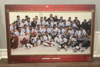 2002 Canada Men’s Olympic Hockey Champions plaque board