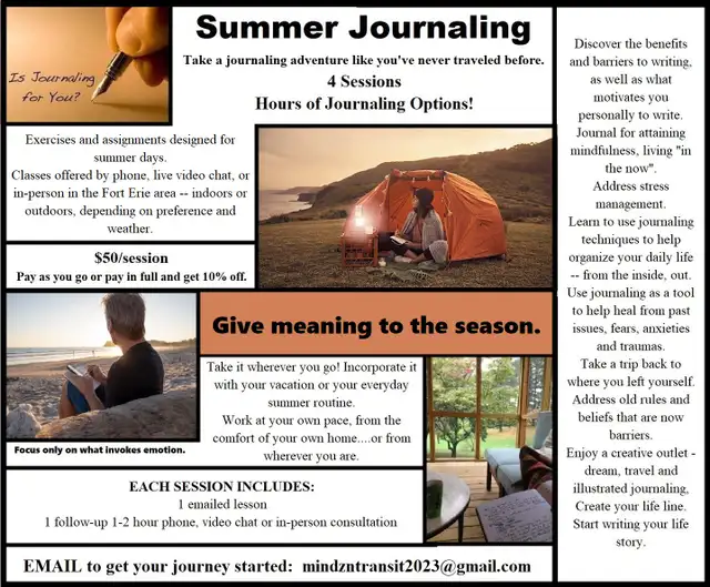 Summer Journaling Course - Virtual or In-Person493602556934901760