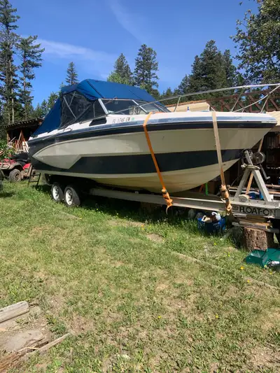 5 g or trade for utility sled, for 10 g comes with glastron ssv 23.3 cuddyconverted to outboard w sw...