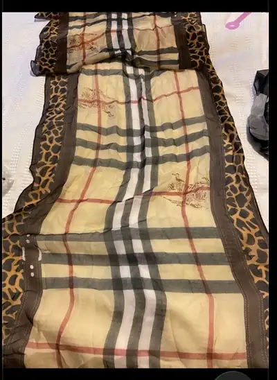 ladies Burberry silk scarf, View more