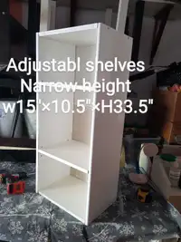Adjustable shelves BOOKshelf (w15"×D10.5"×H33.5")
